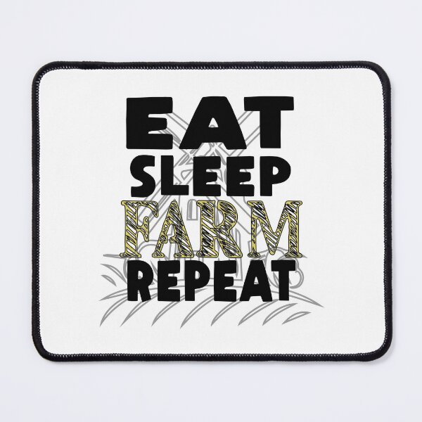 Item preview, Eat Sleep Farm Repeat designed and sold by bahicharafe.
