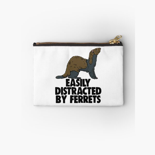 Item preview, Easily Distracted By Ferrets designed and sold by Bendthetrend.