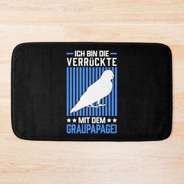 Item preview, Crazy with African gray parrot bird parrot saying designed and sold by madgrfx.