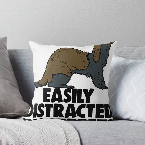 Item preview, Easily Distracted By Ferrets designed and sold by Bendthetrend.