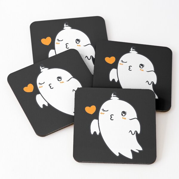 Item preview, Halloween stickers - Cute Kawaii ghost designed and sold by TheArtDesk.