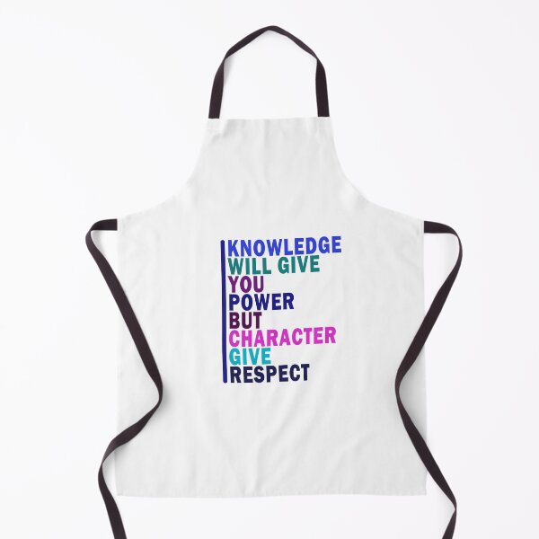 Item preview, Knowledge will give you power, But Character give Respect, Positive Thinking designed and sold by Kenvis-edu.