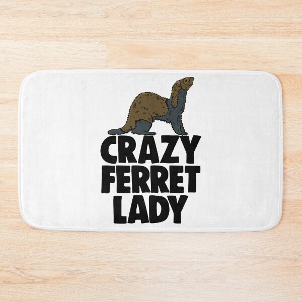 Item preview, Crazy Ferret Lady designed and sold by Bendthetrend.