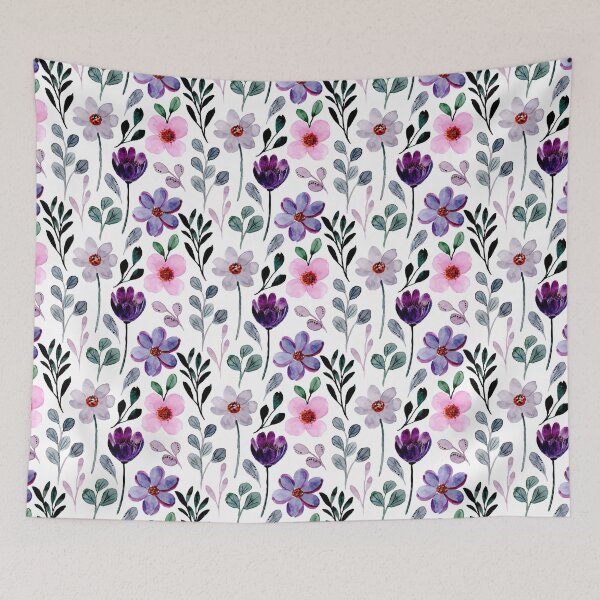 Item preview, Boho aesthetic watercolor flowers, Bohemian Pastel floral art paint texture design, Abstract art. iPhone and Samsung Galaxy case cover designed and sold by RoManSmArt.