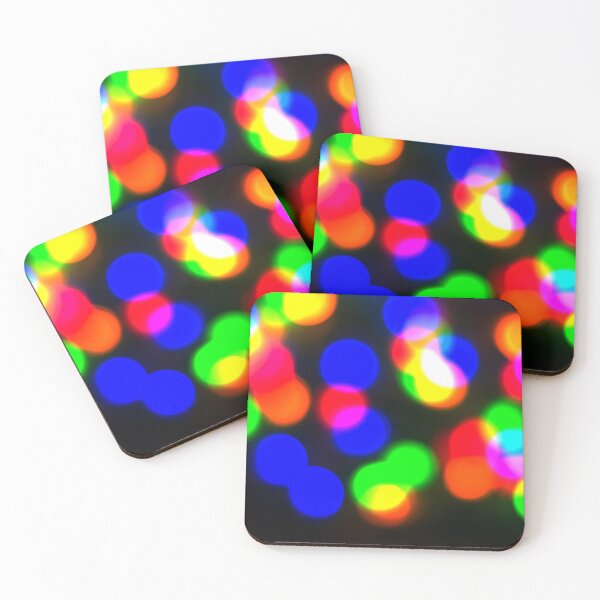 Item preview, The abstract multicolored lights on the black background designed and sold by IraNiva.