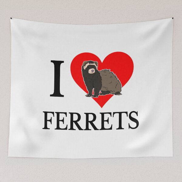 Item preview, I Love Ferrets designed and sold by Bendthetrend.
