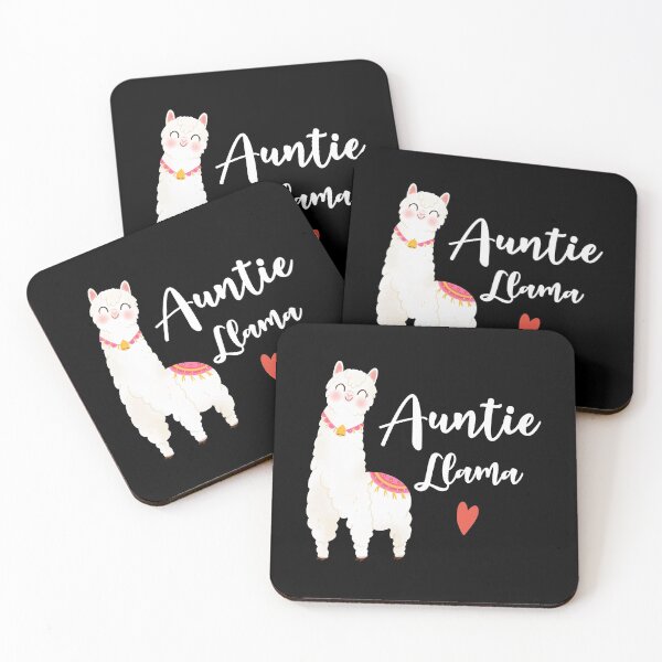 Item preview, Cute Auntie Llama - Funny Alpacas Llamas Lover Gift For Aunt designed and sold by Creative Angel.