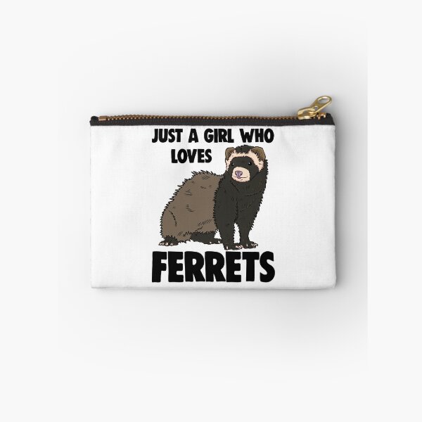 Item preview, Just A Girl Who Loves Ferrets designed and sold by Bendthetrend.