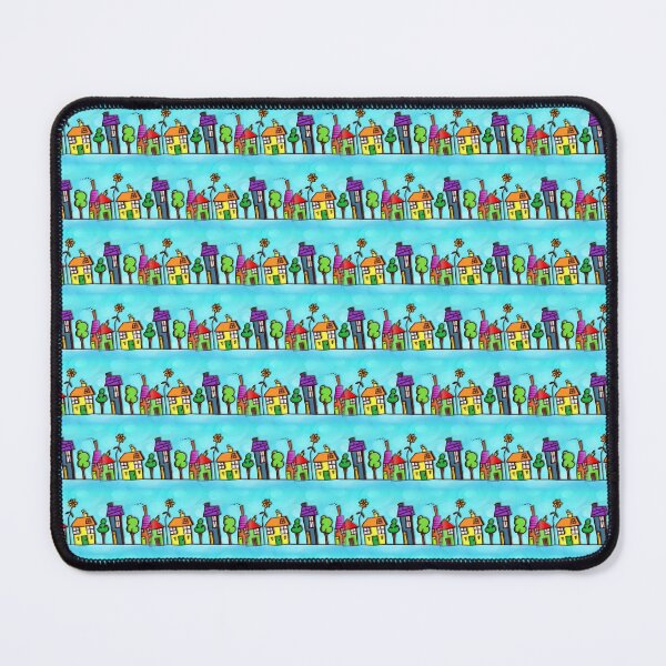Item preview, Cute Houses pattern designed and sold by RafaelLima7.