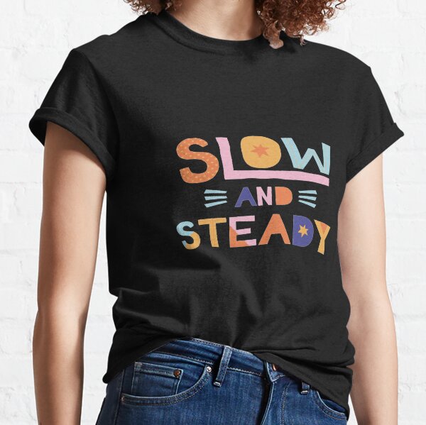 Take It Slow Retro Turtle Graphic T-Shirt | Cool Mindfulness T-Shirt Triblend Kelly / Small