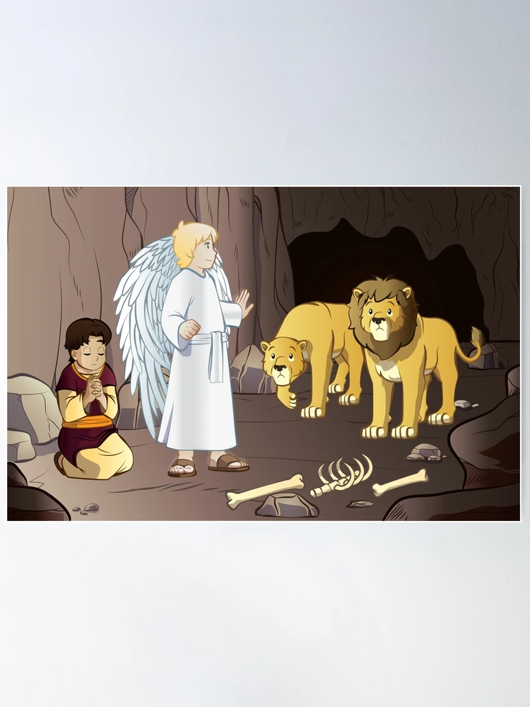 Bible Stories: Daniel And The Lion's Den Element Sticker - Echo
