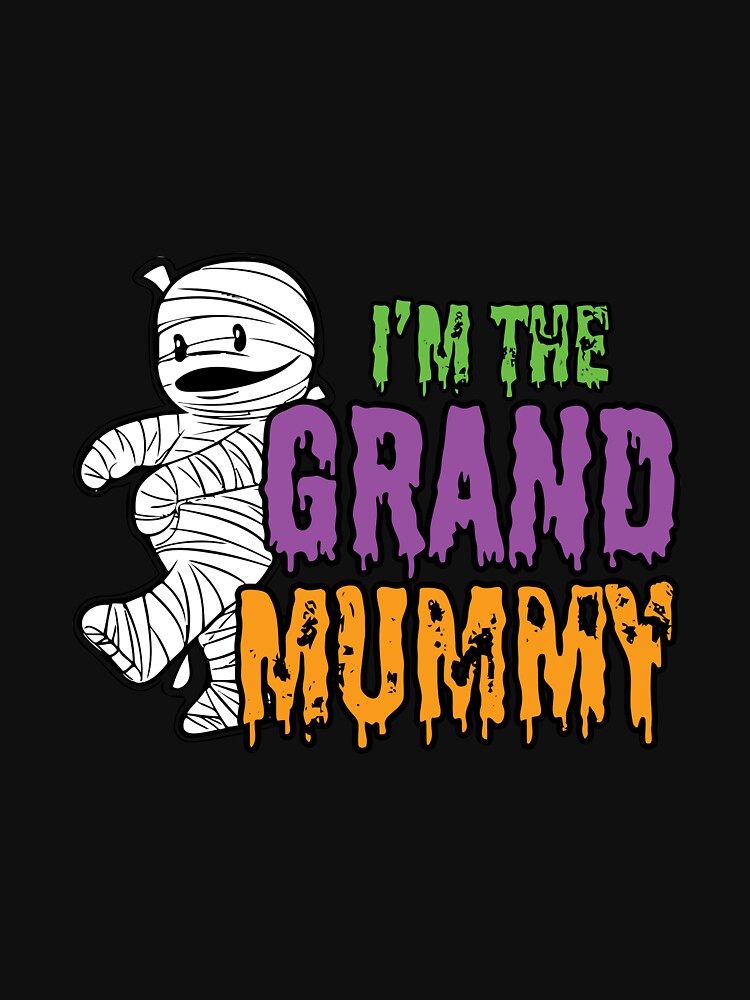 Discover Grand Mummy Grandma Halloween Spooky T-Shirt