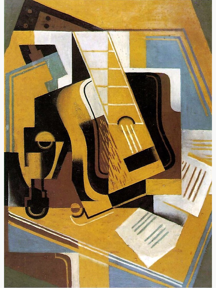 Juan Gris cubism - Guitar painting | Art Board Print