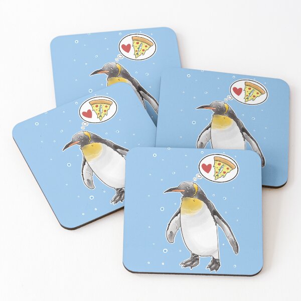 Item preview, Penguin who loves pizza topping with anchovies designed and sold by weilertsen.