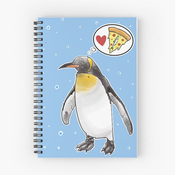 Item preview, Penguin who loves pizza topping with anchovies designed and sold by weilertsen.