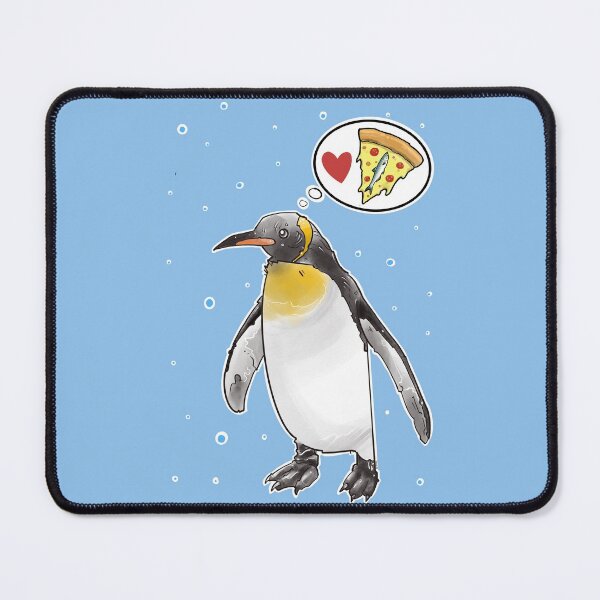 Item preview, Penguin who loves pizza topping with anchovies designed and sold by weilertsen.