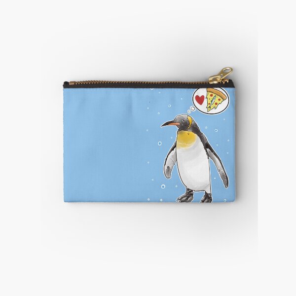 Item preview, Penguin who loves pizza topping with anchovies designed and sold by weilertsen.