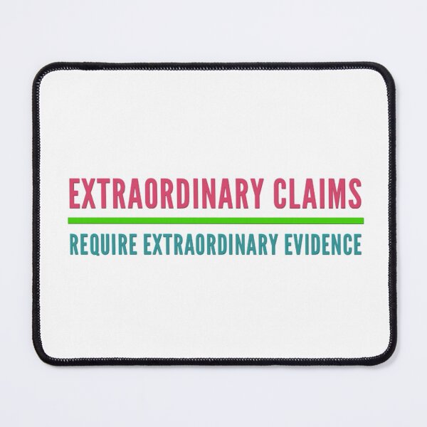 Item preview, Extraordinary claims require extraordinary evidence (ECREE) designed and sold by weavernap.