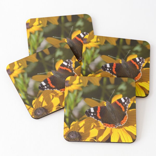Item preview,  Red Admiral; Yellow Flower designed and sold by Violaman.