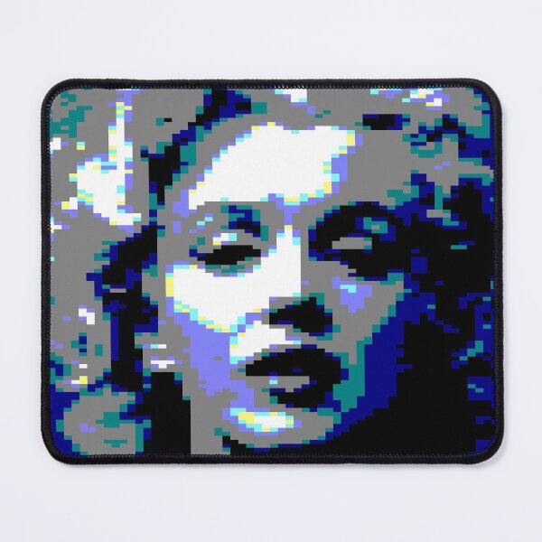 Aperçu de l'œuvre Visage pixélisé de Marilyn Monroe créée et vendue par weavernap.