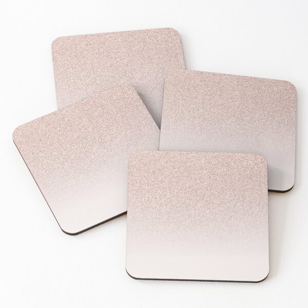 Item preview, Trendy Rose Gold Bush Pink Glitter Ombre designed and sold by sweetviolets.