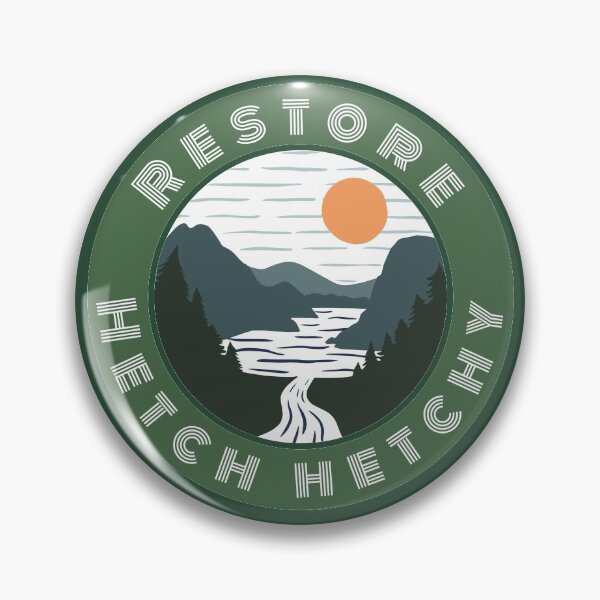 Item preview, Restore Hetch Hetchy Green Logo designed and sold by spatiumnatura.