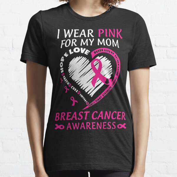 I Wear Pink For My Mother In Law Breast Cancer Awareness Tee Shirt - Bring  Your Ideas, Thoughts And Imaginations Into Reality Today