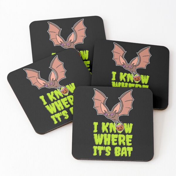Item preview, I Know Where It's Bat! Thug Life Halloween Bat Graphic designed and sold by GO SHIRT-TEE.