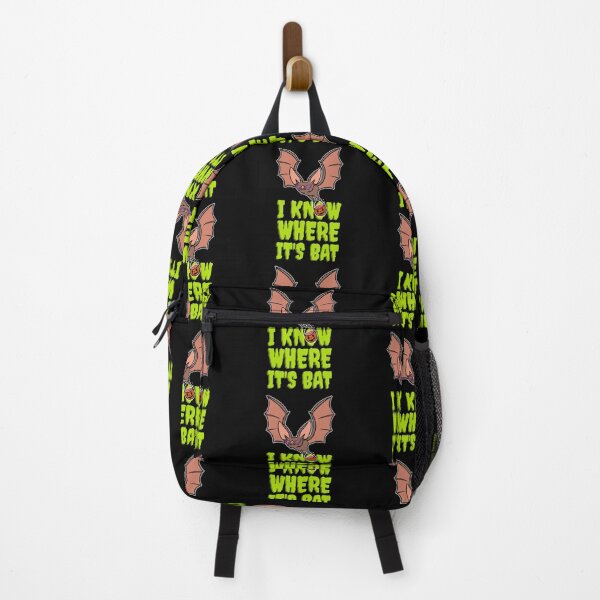 Item preview, I Know Where It's Bat! Thug Life Halloween Bat Graphic designed and sold by GO SHIRT-TEE.
