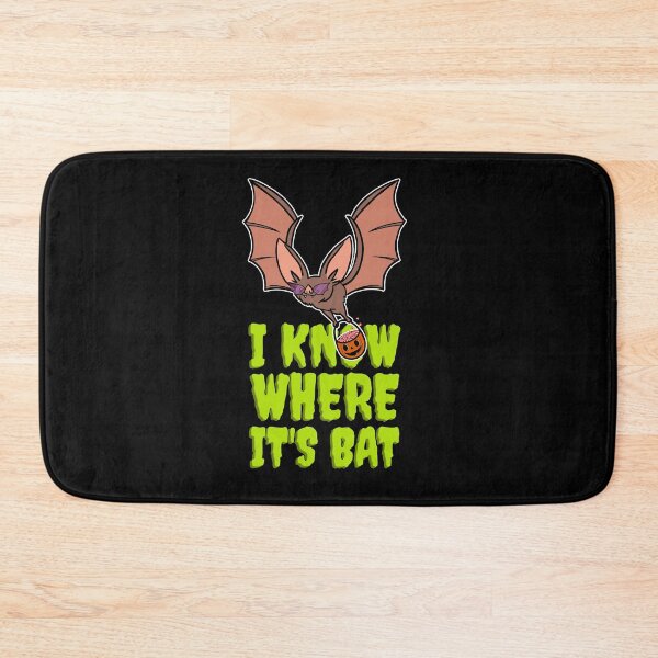 Item preview, I Know Where It's Bat! Thug Life Halloween Bat Graphic designed and sold by GO SHIRT-TEE.