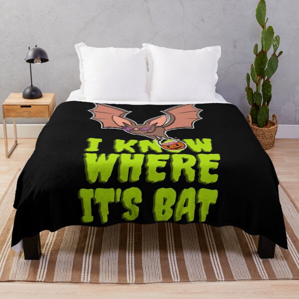 Item preview, I Know Where It's Bat! Thug Life Halloween Bat Graphic designed and sold by GO SHIRT-TEE.