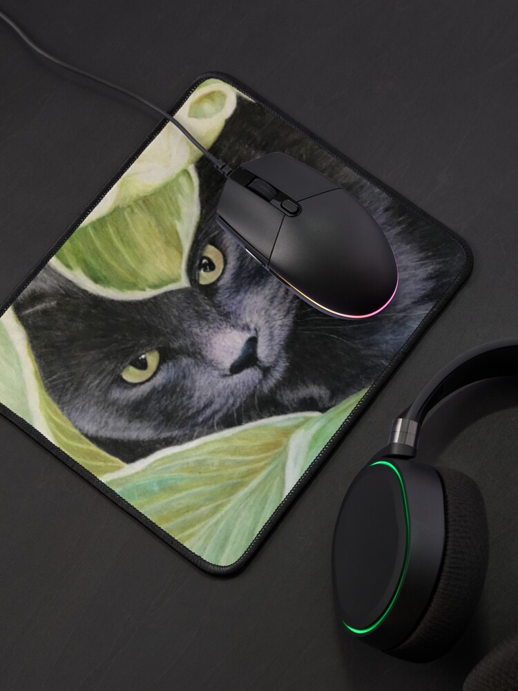 Tapis de souris « Chat jouant à cachecache cats lover », par NathBros Redbubble