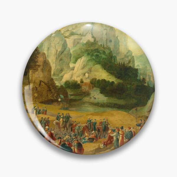 Item preview, Landscape with Saint John the Baptist Preaching designed and sold by allhistory.