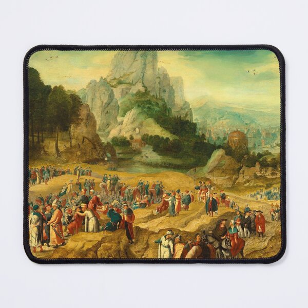 Item preview, Landscape with Saint John the Baptist Preaching designed and sold by allhistory.