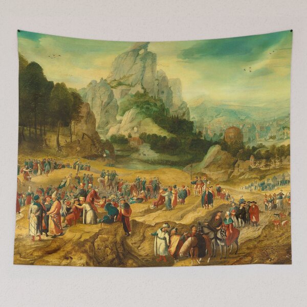 Item preview, Landscape with Saint John the Baptist Preaching designed and sold by allhistory.