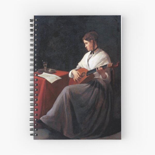 Item preview, Luitspelende  vrouw Centraal designed and sold by guitarist-world.