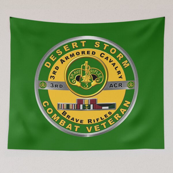 Item preview, 3rd Armored Cavalry Regiment Desert Storm Veteran designed and sold by SoldierAlways.