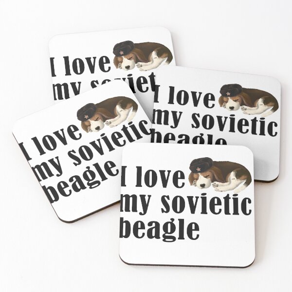 Item preview, Sovietic beagle - sticker & t-shirt designed and sold by Cloud7Stickers ..
