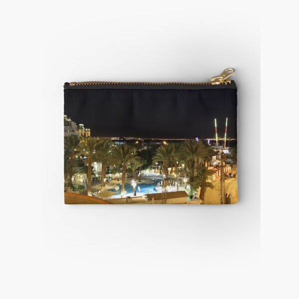 Item preview, Eilat, Israel at Night with Aqqaba designed and sold by Terry  Berman.