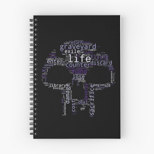 Item preview, Black Mana Word Cloud designed and sold by Argetlam99.