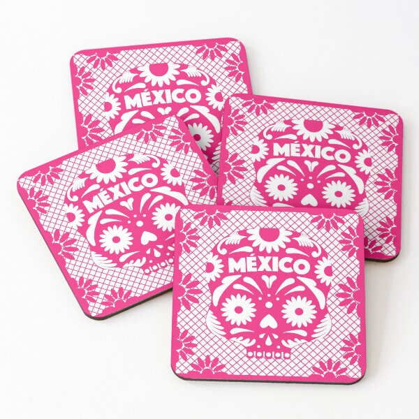 Item preview, Mexican Day Of The Dead Pink Sugar Skull / Traditional Cultural Icon in México by Akbaly designed and sold by Akbaly.