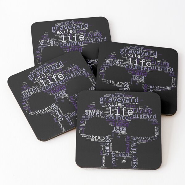 Item preview, Black Mana Word Cloud designed and sold by Argetlam99.