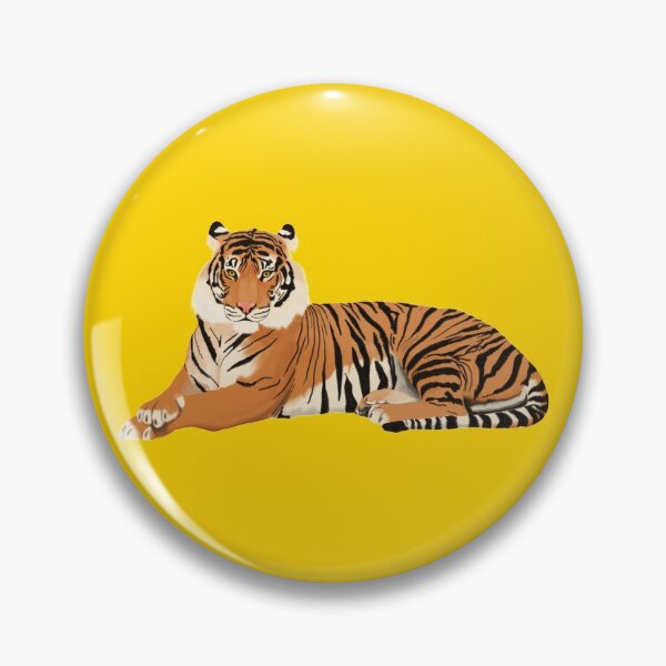 Item preview, Gold Yellow Tiger designed and sold by cmd-art.