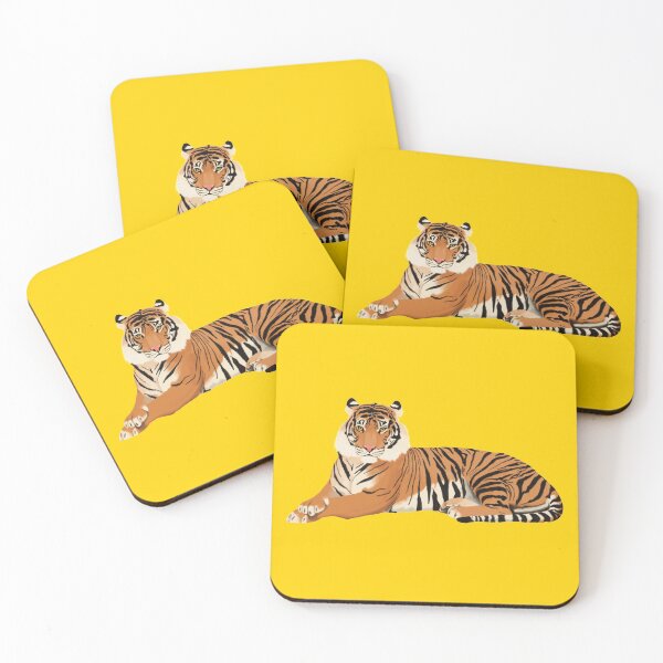 Item preview, Gold Yellow Tiger designed and sold by cmd-art.