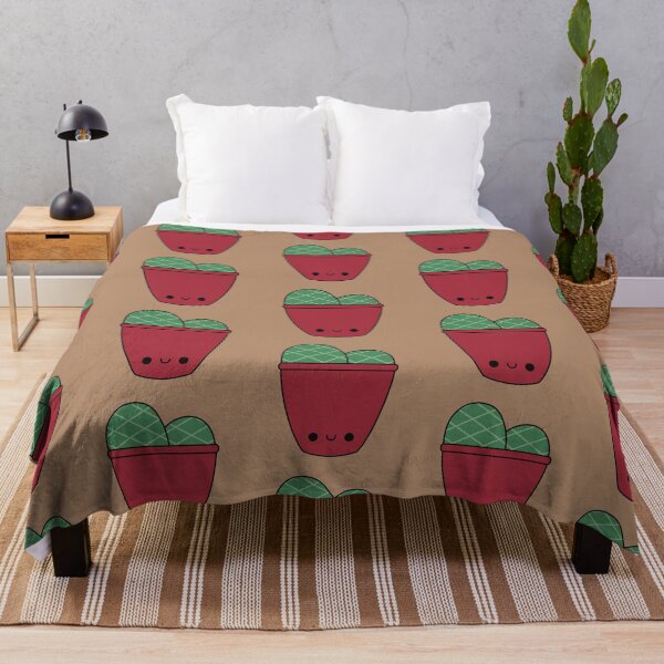 Item preview, Cute Kawaii Cactus In Red Pot designed and sold by KawaiiByDice.