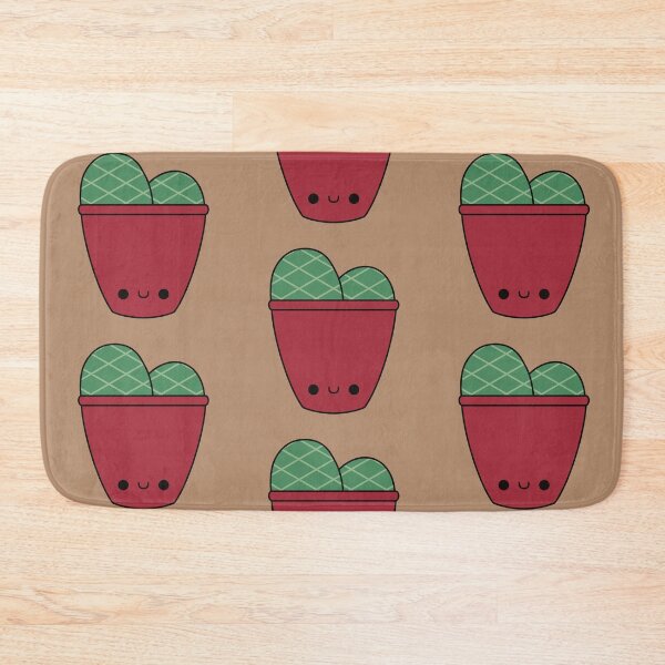 Item preview, Cute Kawaii Cactus In Red Pot designed and sold by KawaiiByDice.