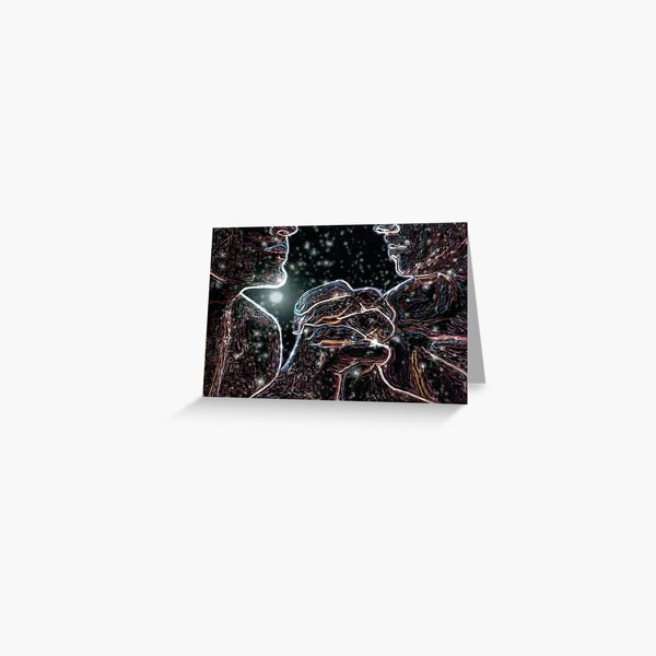 Holding (We too are Cosmos Made) Greeting Card