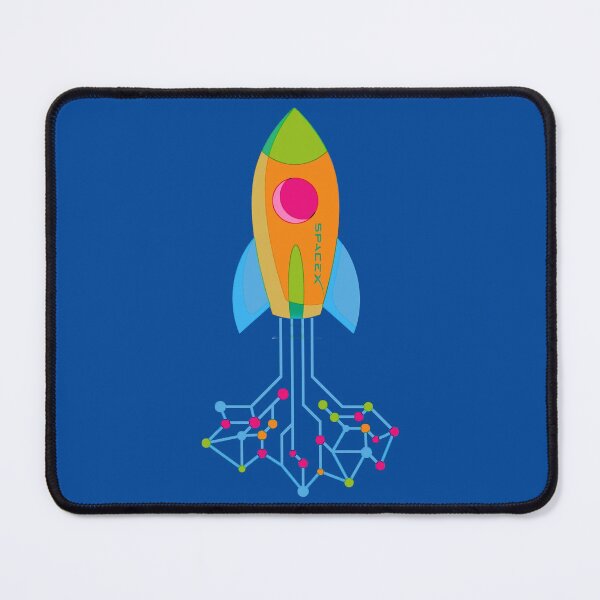 Item preview, SpaceX Rocket Smoke PCB and AI art designed and sold by EngineersArt.