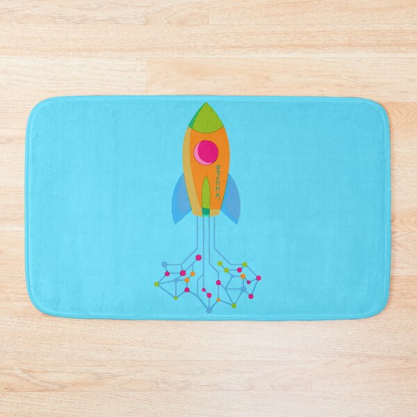 Item preview, SpaceX Rocket Smoke PCB and AI art designed and sold by EngineersArt.