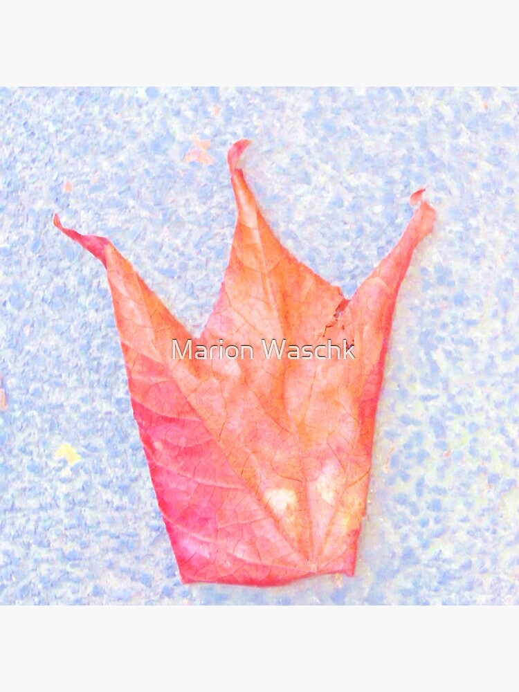 Blattkrone - pastell - Krone - Herbstblatt - Prinzessin - Princess von mwart
